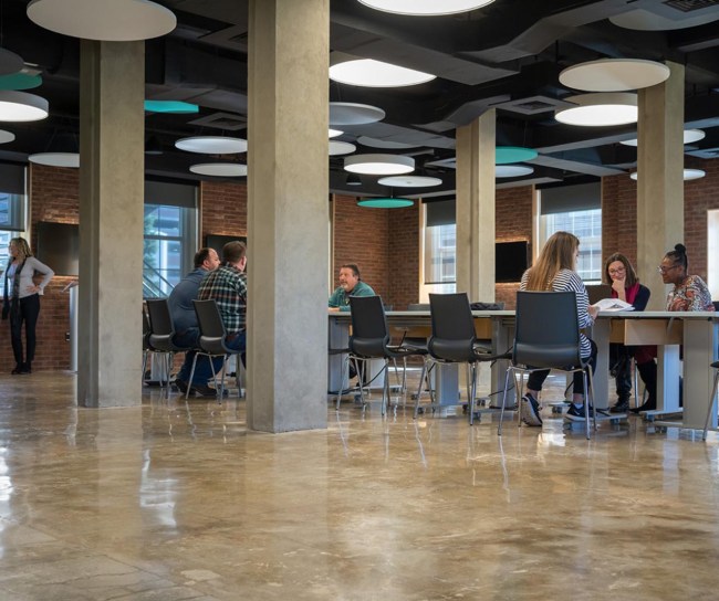 Office building interior