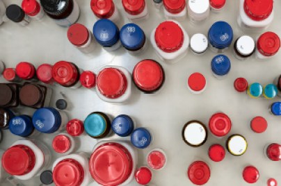 Vials in lab