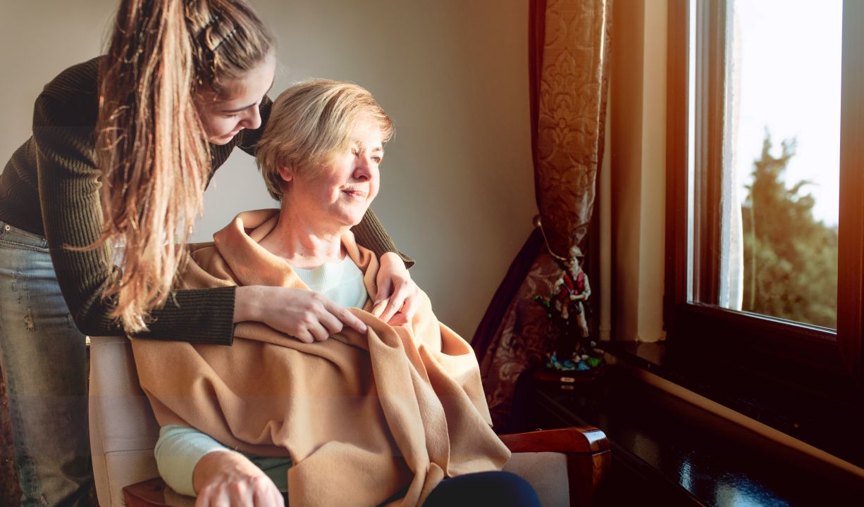 Elderly care old and young